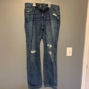 Ripped Jeans from Abercrombie & Fitch.